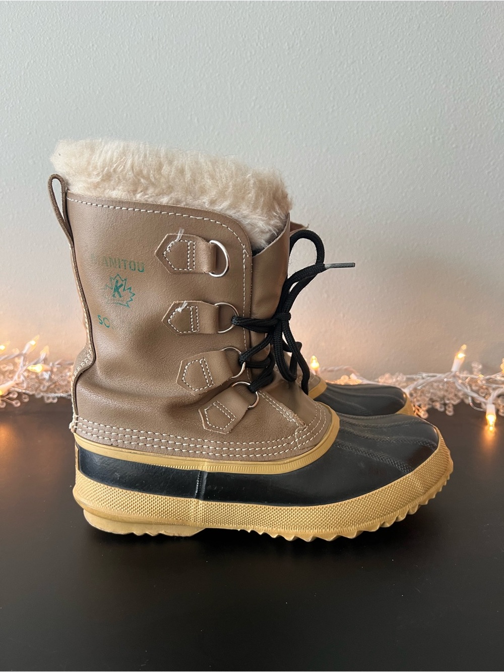 Women's Sorel Manitou Winter Boots Size 7 - Picture 6 of 11